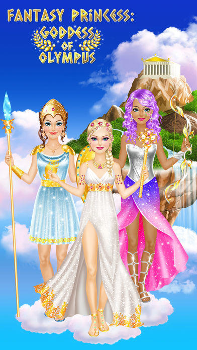 Screenshot 1 of Fantasy Princess - 소녀 메이크업 및 옷 입히기 게임 
