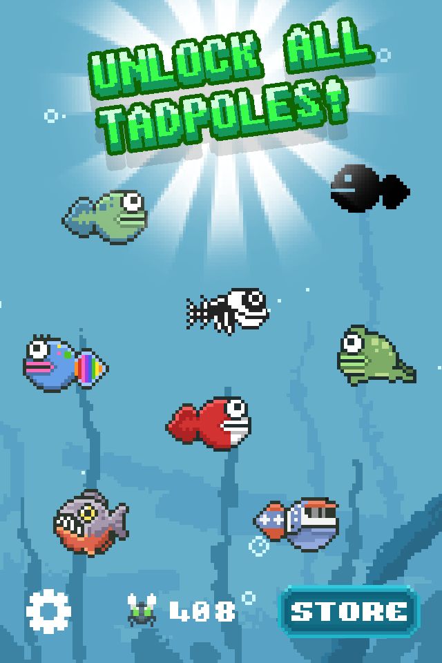 Tadpole Tap (올챙이) 게임 스크린 샷
