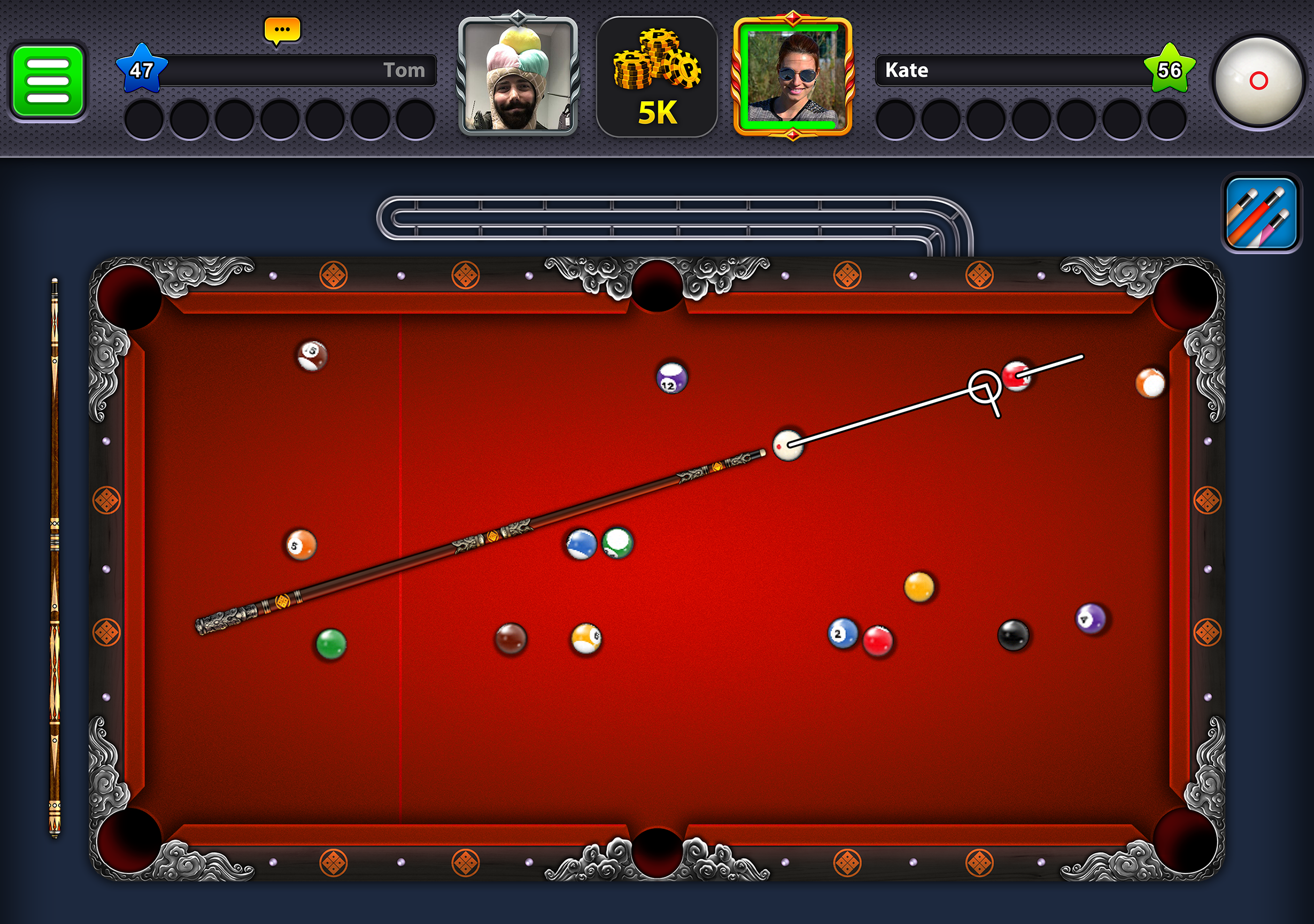 Baixe Billiards World - 8 ball pool no PC
