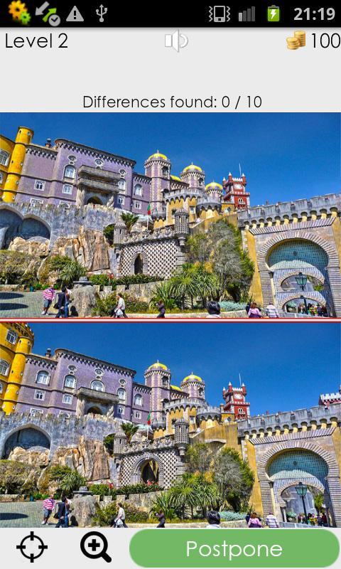 Find 10 Differences Game Screenshot