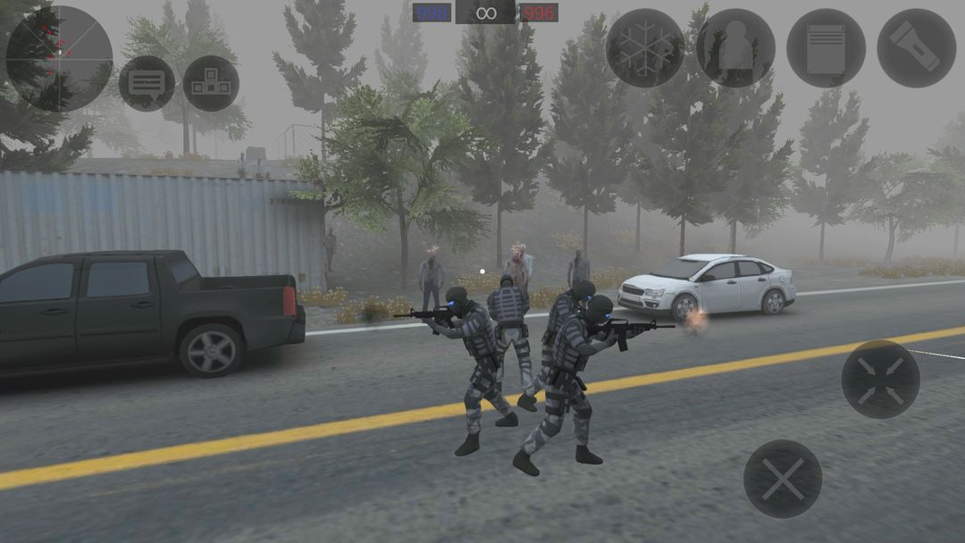 Screenshot of Zombie Combat Simulator