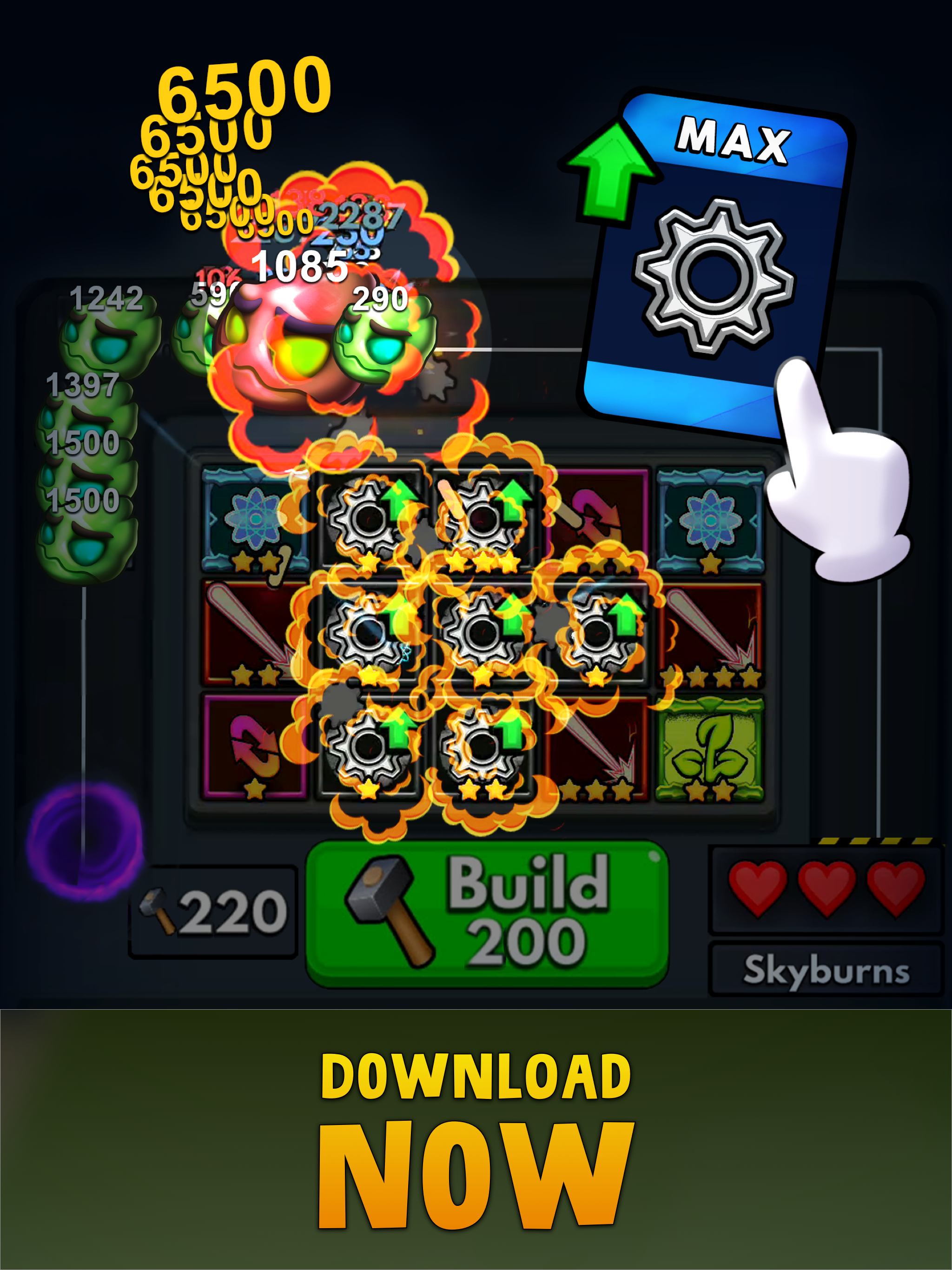 Merge Clash: Tower Defense TD ภาพหน้าจอเกม