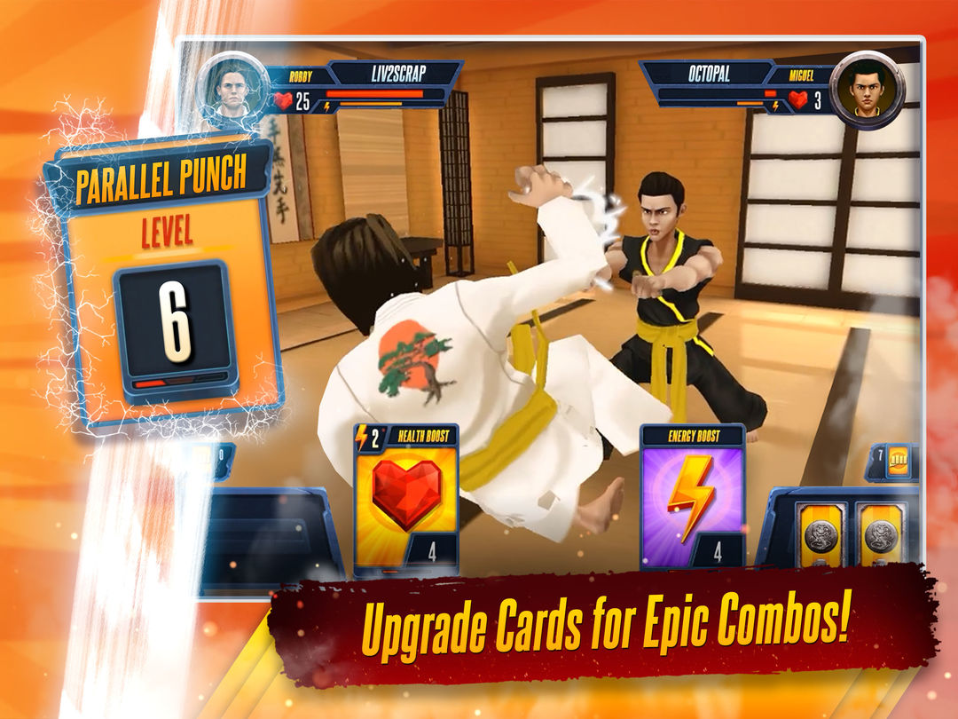 Cobra Kai: Card Fighter ภาพหน้าจอเกม