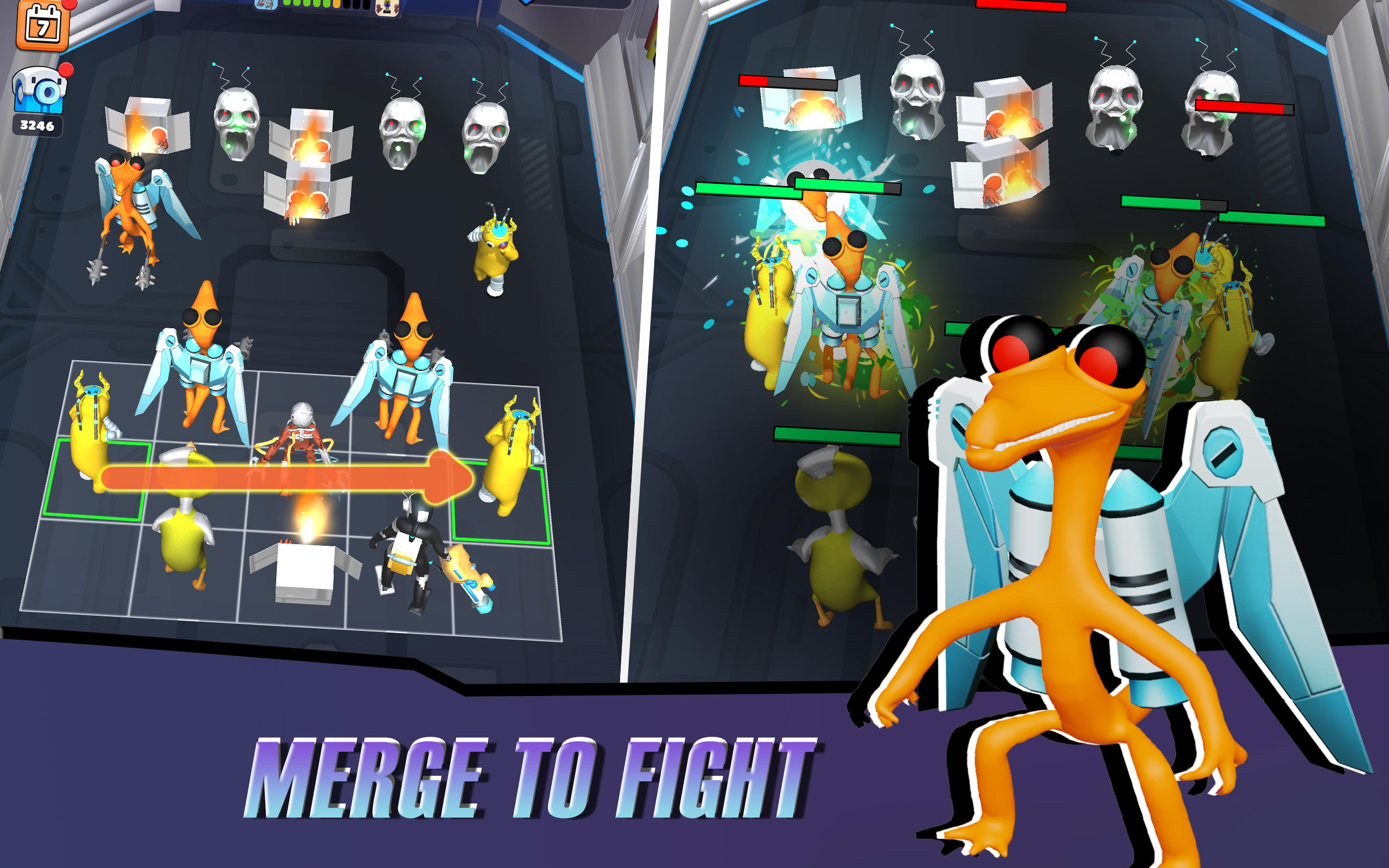 Screenshot of Merge Rainbow Friend 100 Doors