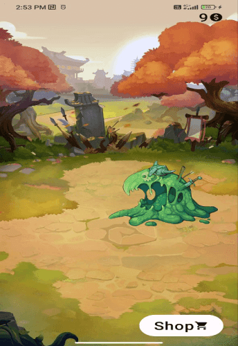 Captura de Tela do Jogo Monster Clicker