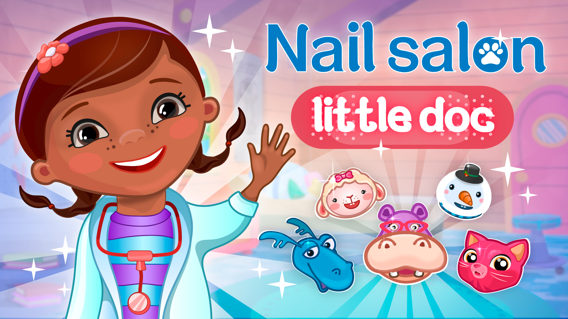 Captura de Tela do Jogo Nail salon little doc