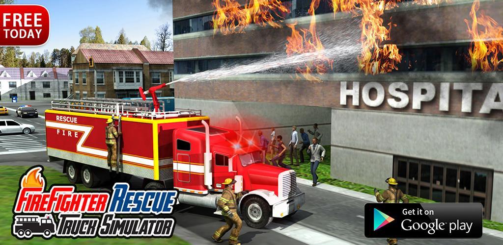 Banner of Jogos de caminhão de bombeiros de resgate na cidade 1.29