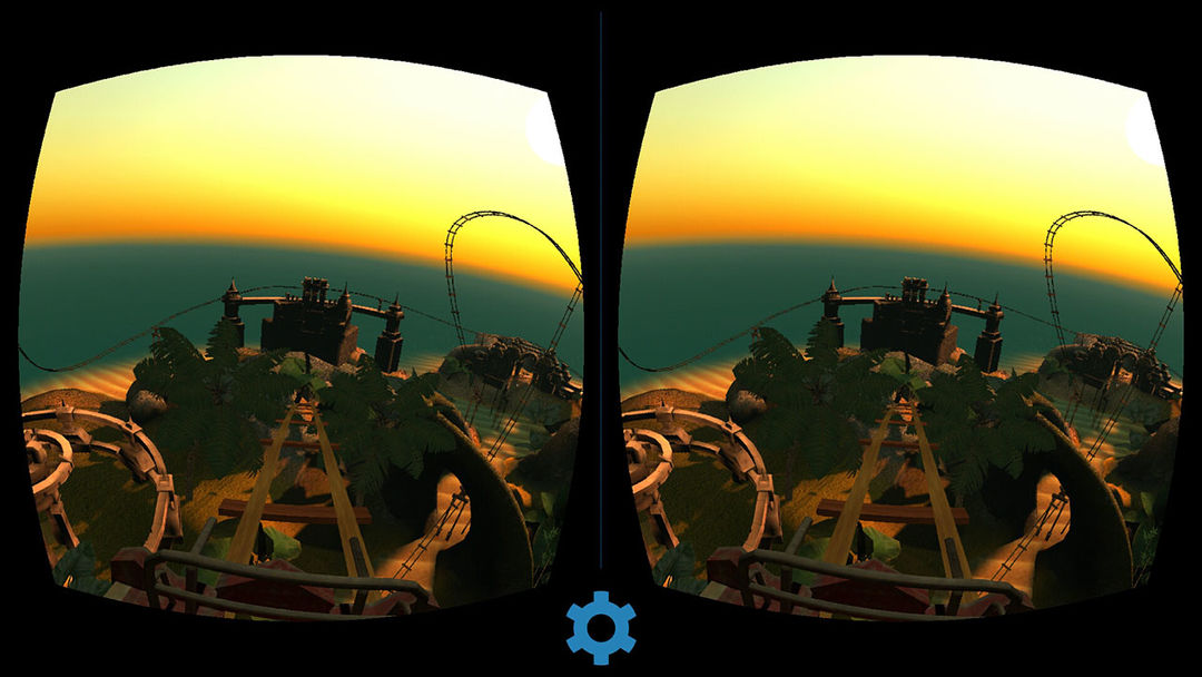 Screenshot of Roller Coaster Sunset