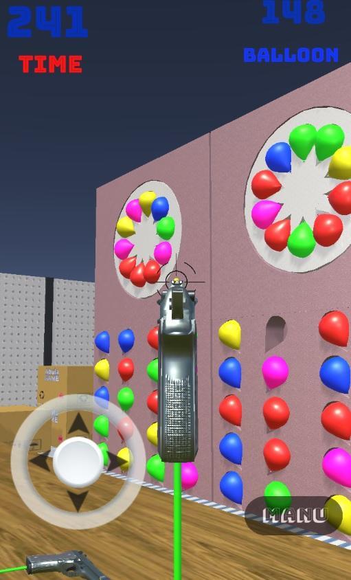 Night market shot balloon Game Screenshot