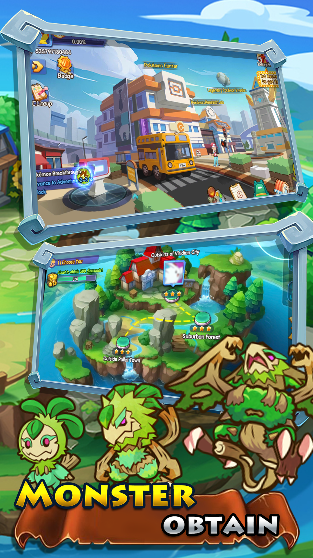 Monster Fight:Adventure Land Game Screenshot