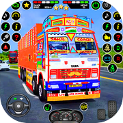 Indischer LKW-Simulator-Fahrer