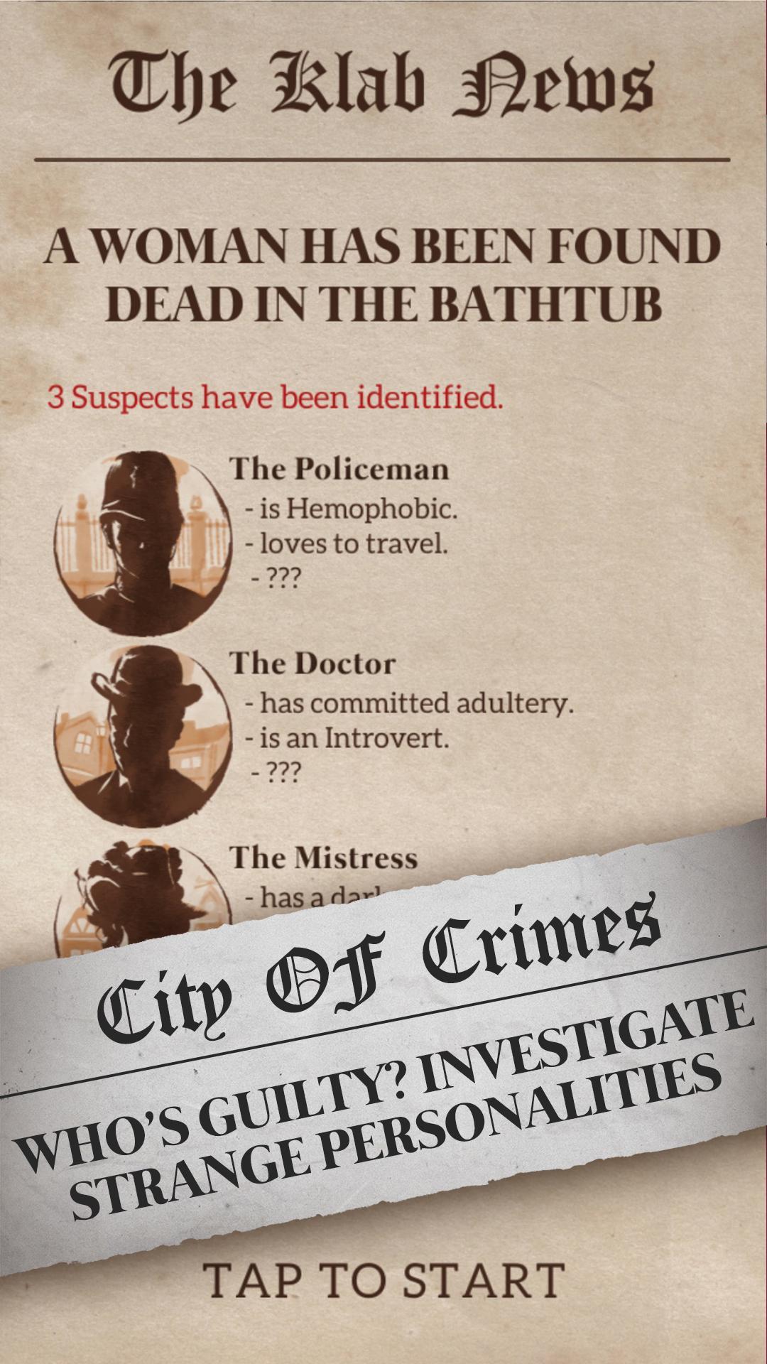 Mystery Case Files: Crime City Game Screenshot