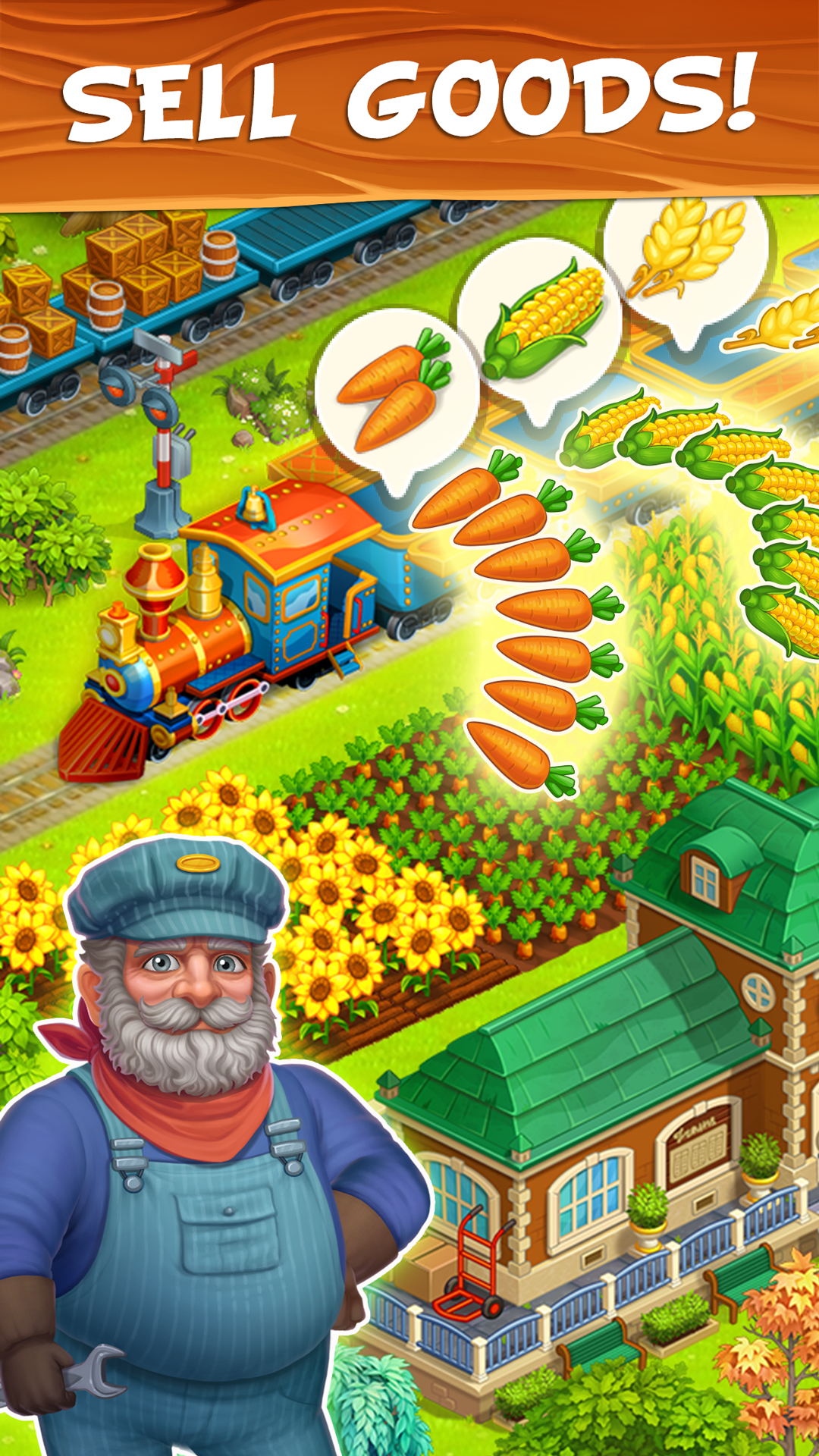 Cartoon city 2 farm town story Game Screenshot