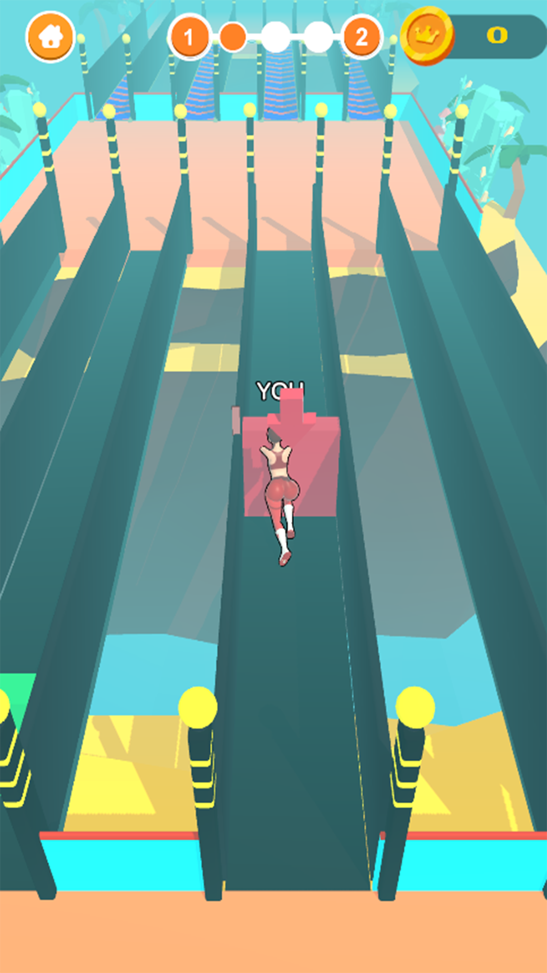 Twerk Race 3D Fun Run Game ภาพหน้าจอเกม