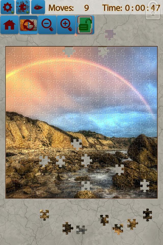 Rainbow Jigsaw Puzzle Game Screenshot