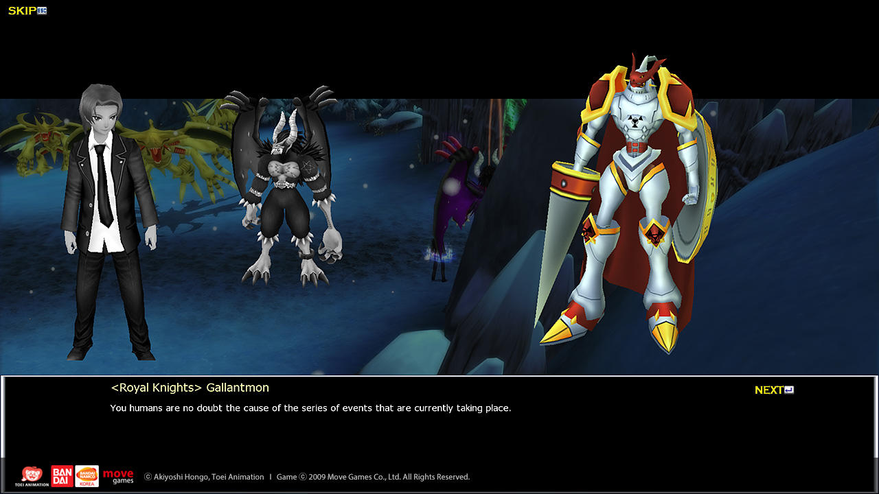 Screenshot of Digimon Masters Online