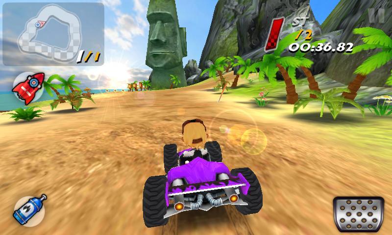 Screenshot 1 of รถแข่งโกคาร์ท 3 มิติ 1.3