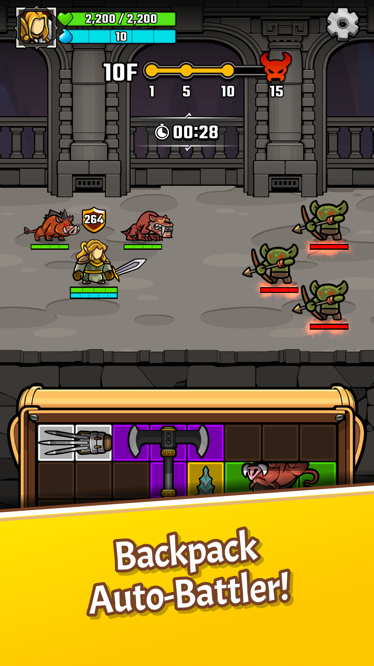 Pack & Clash: Backpack Battle Game Screenshot