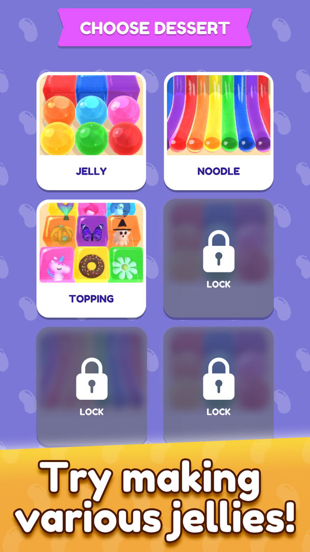 Screenshot of ASMR Rainbow Jelly