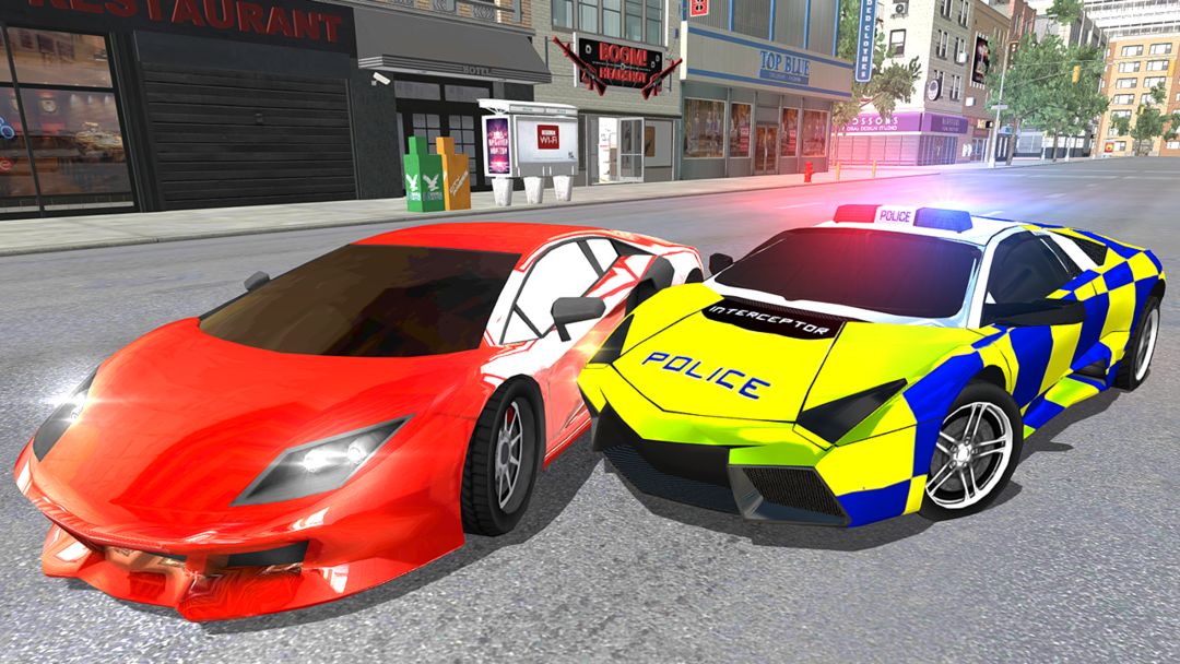 UK Police Car Crime Driving ภาพหน้าจอเกม