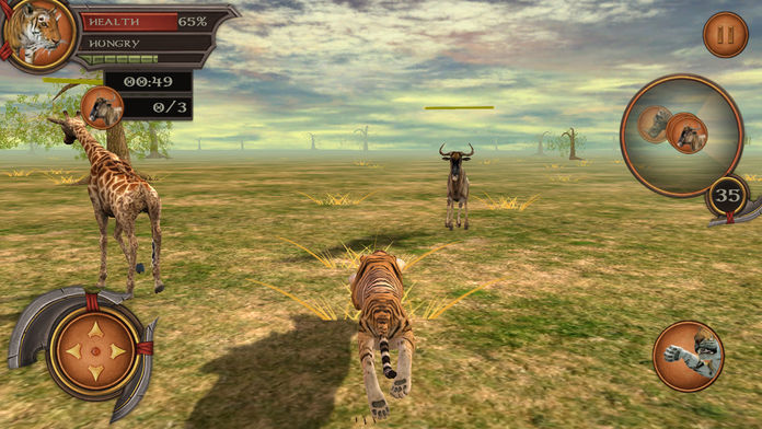 Tiger Adventure 3D Simulator Pro ภาพหน้าจอเกม