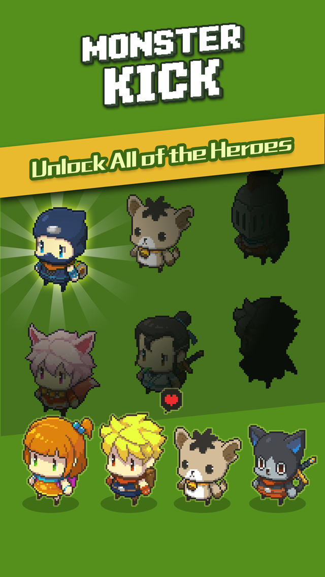 Monster Kick Game Screenshot