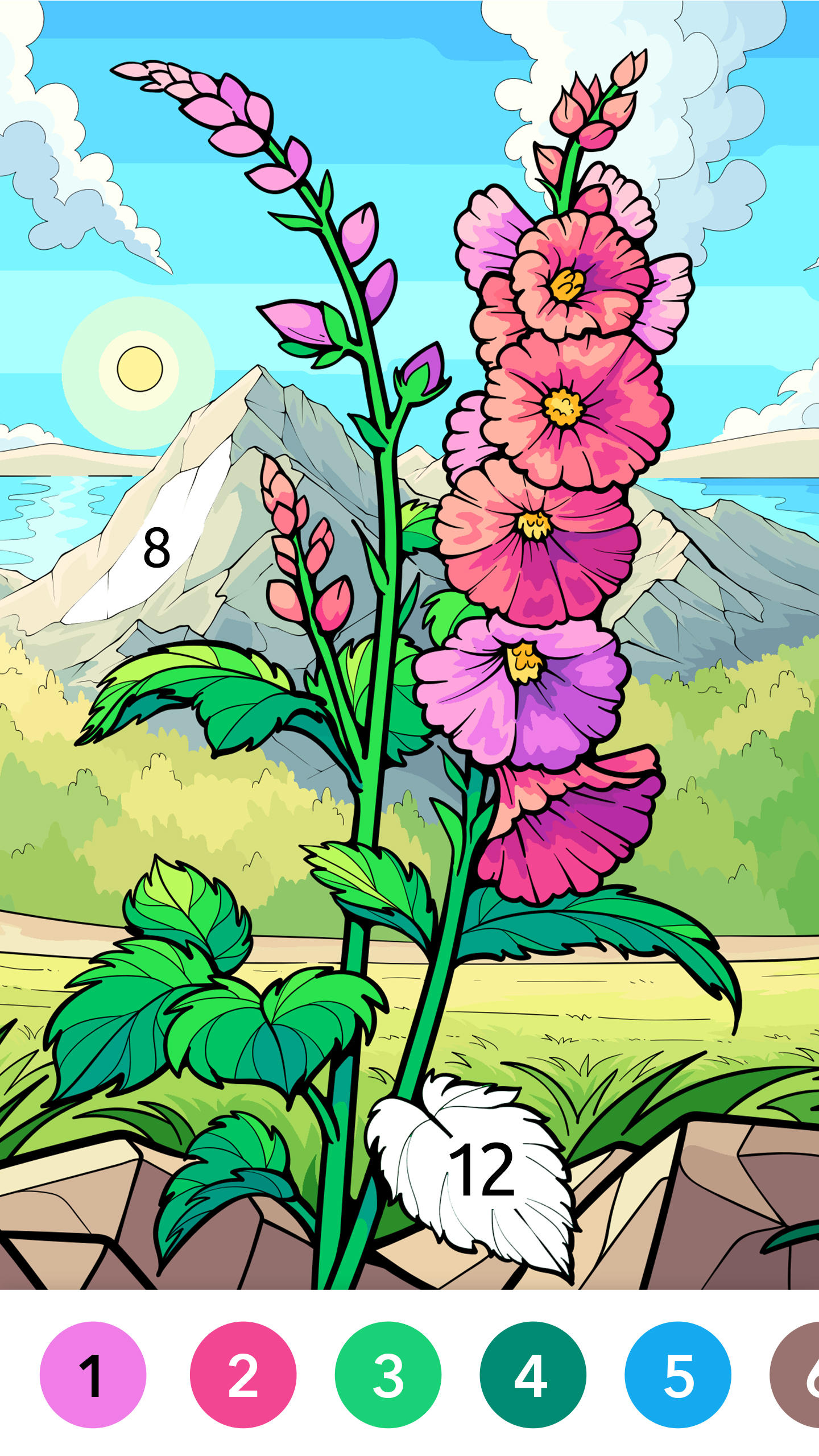 數字塗色 - 藝術著色遊戲（Paint.ly） 遊戲截圖