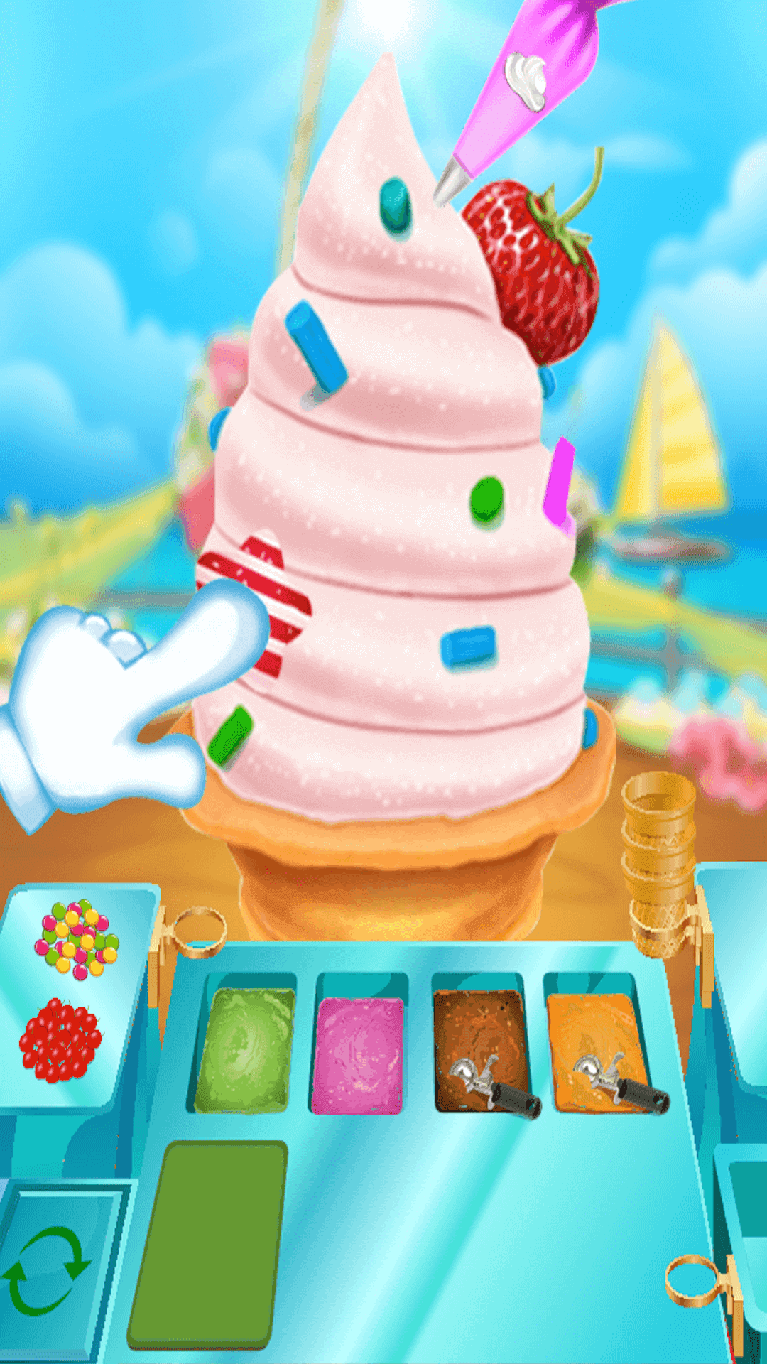 Popsicles Ice Cream Games Game Screenshot