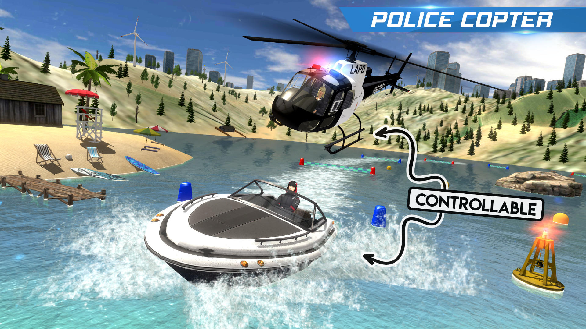 Helicopter Flight Pilot Game Screenshot