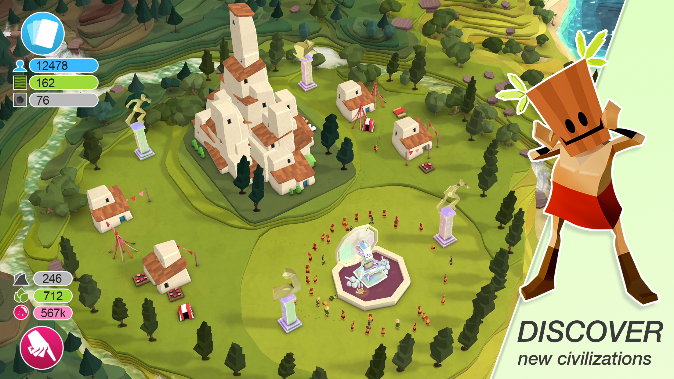 Godus Game Screenshot