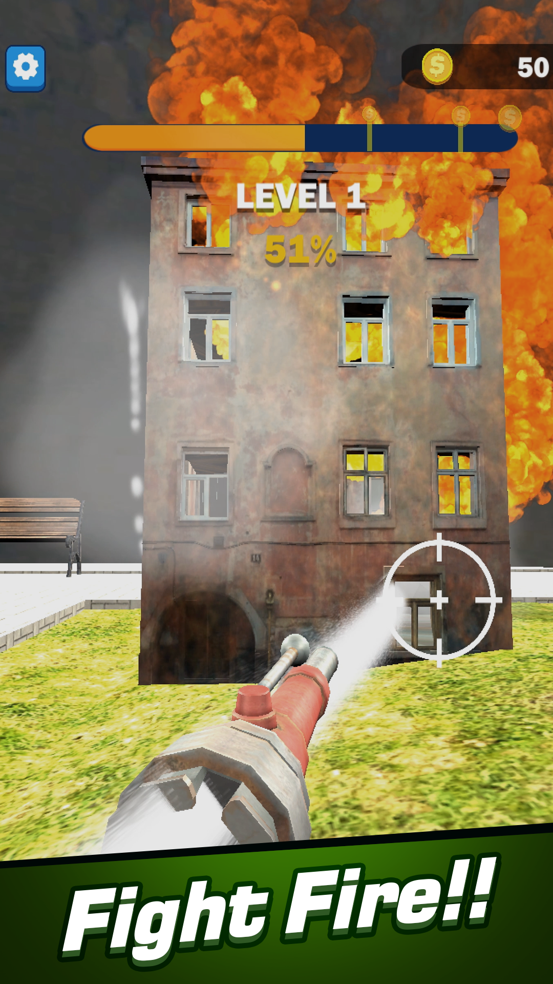 Fireman Rush 3D Game Screenshot