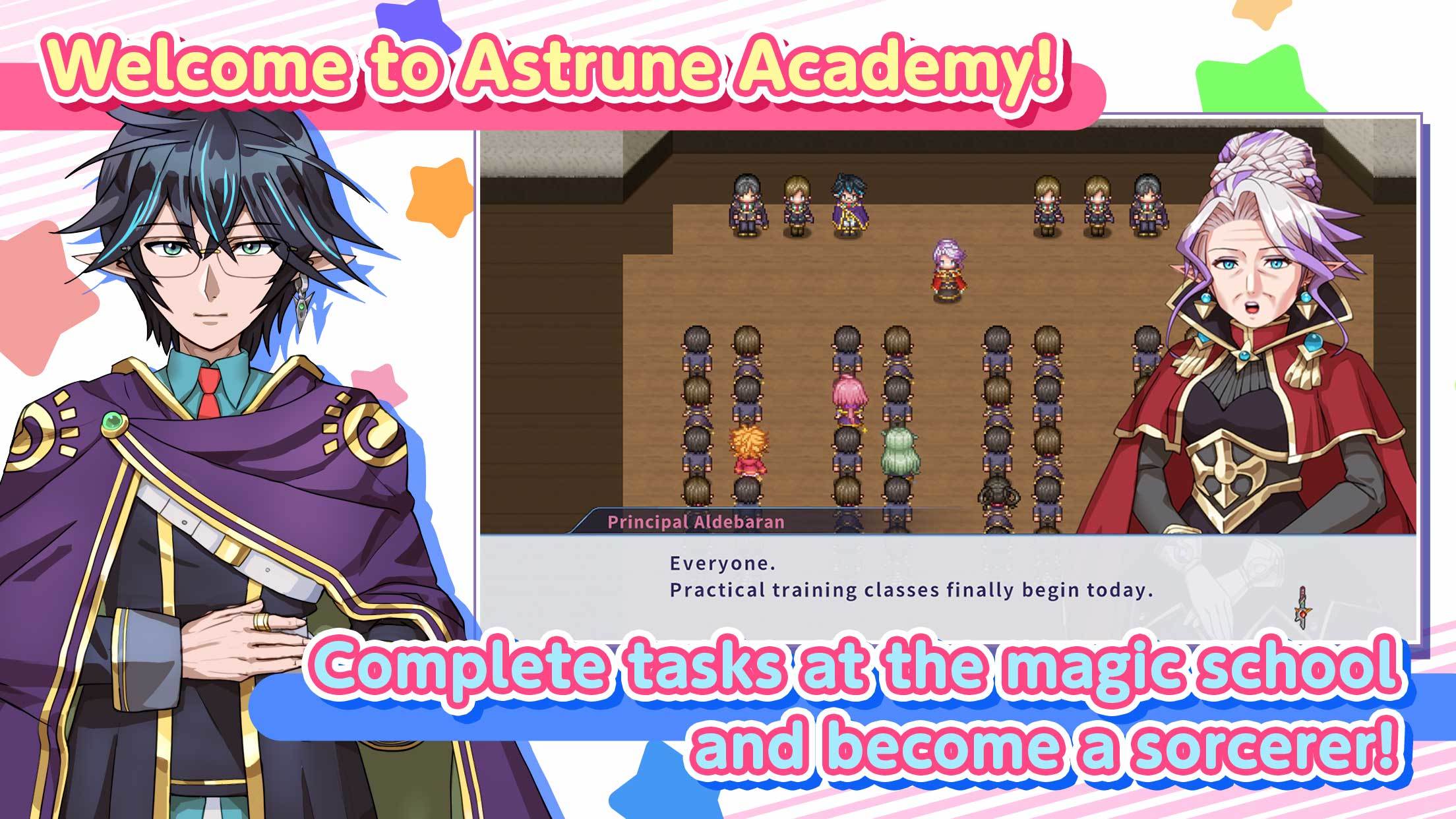 RPG Astrune Academy Game Screenshot