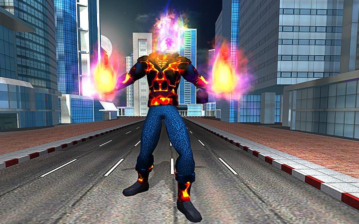 Screenshot 1 of Ghost Bike Hero Blaze การต่อสู้ของไรเดอร์กะโหลกไฟ 1.1
