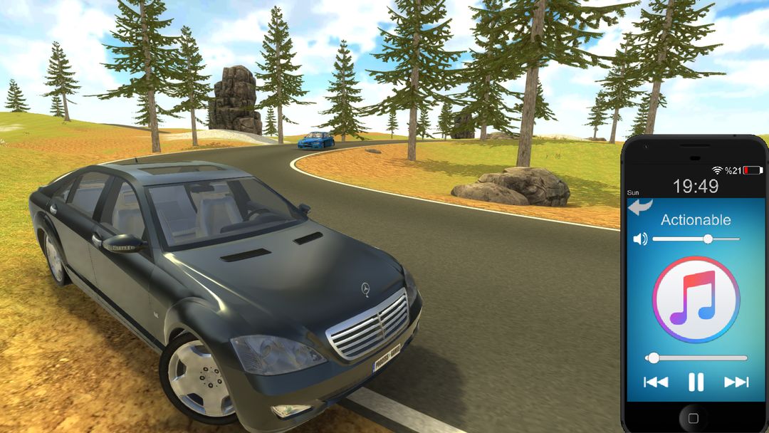 Screenshot of Benz S600 Drift Simulator