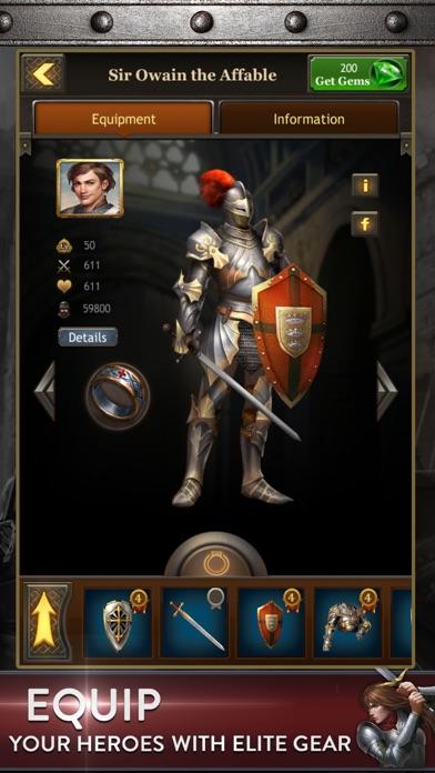 Kingdoms of Camelot: Battle ゲームのスクリーンショット