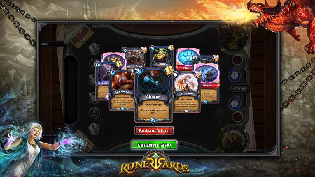 Runewards: Strategy Digital Card Game遊戲截圖