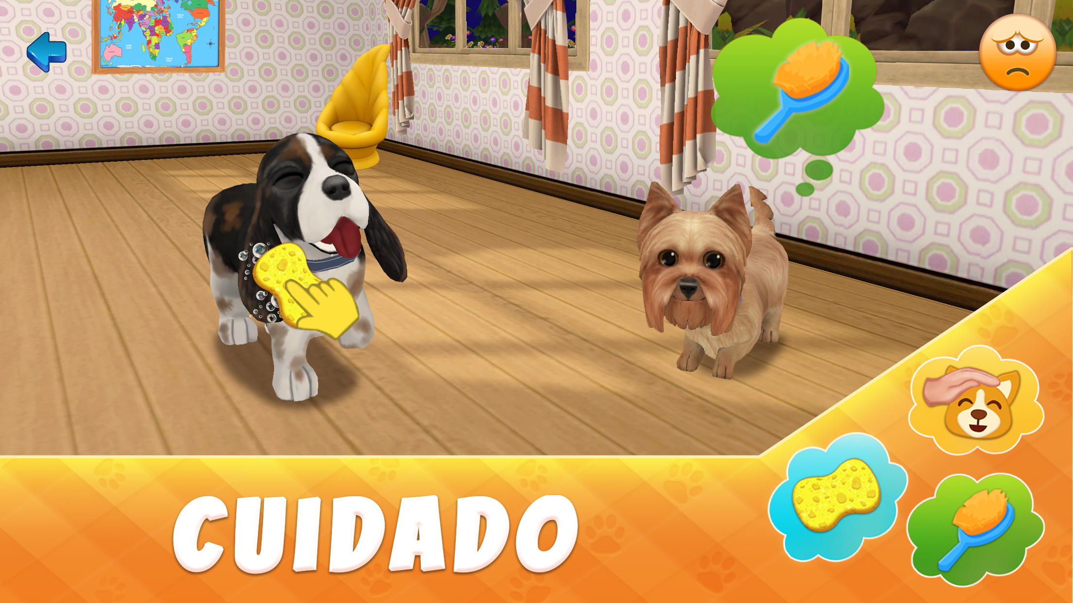Captura de Tela do Jogo DogTown:Jogos de Animais Cuide