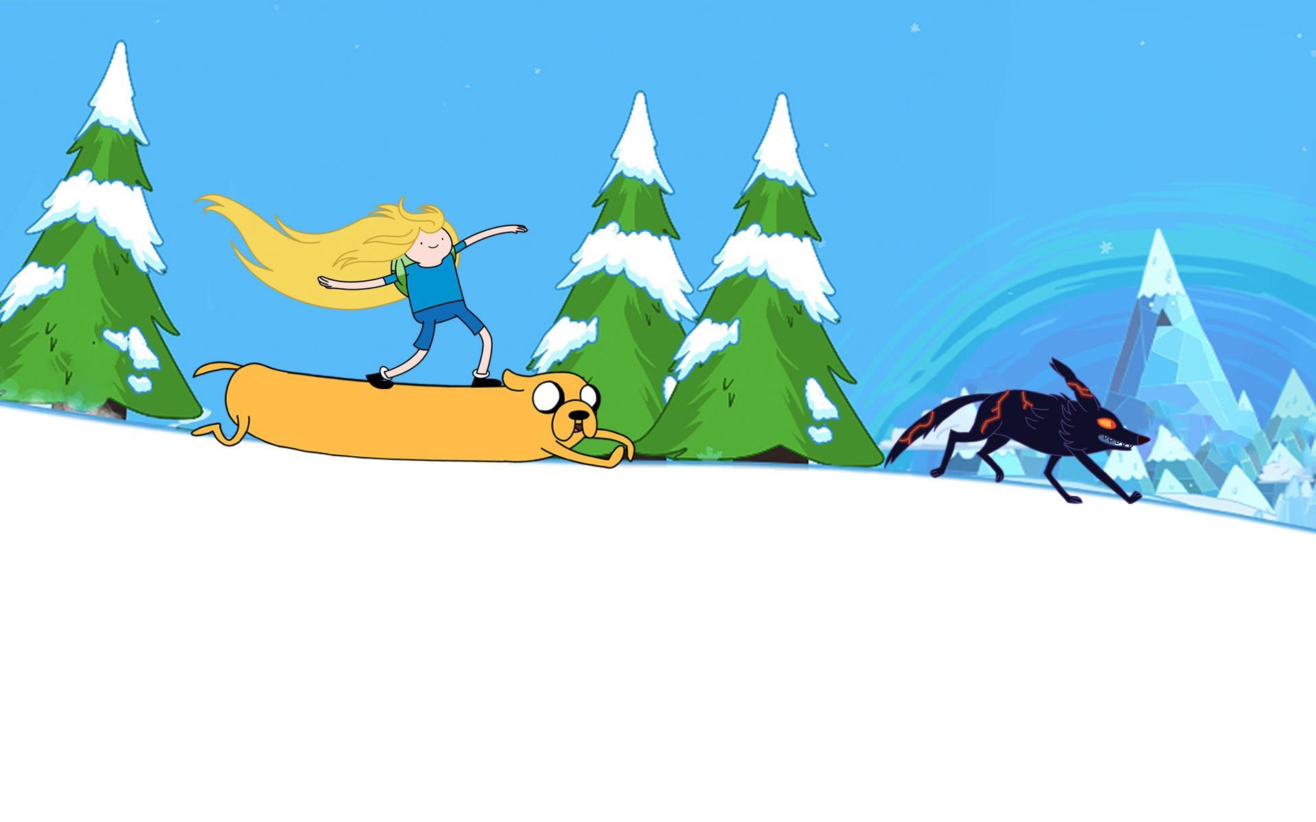 Ski Safari: Adventure Time Game Screenshot