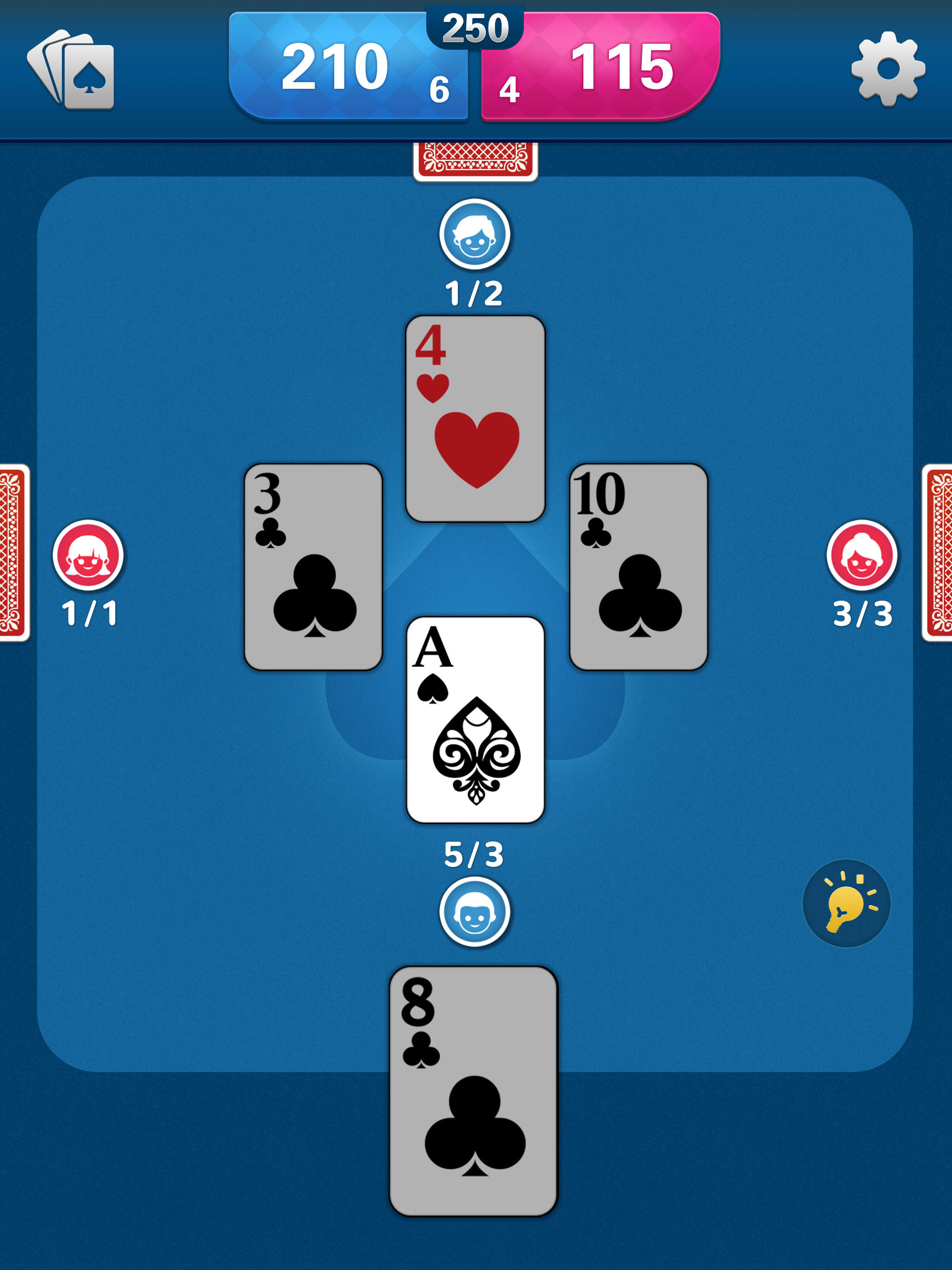 Spades: Classic Card Game 2025 Game Screenshot