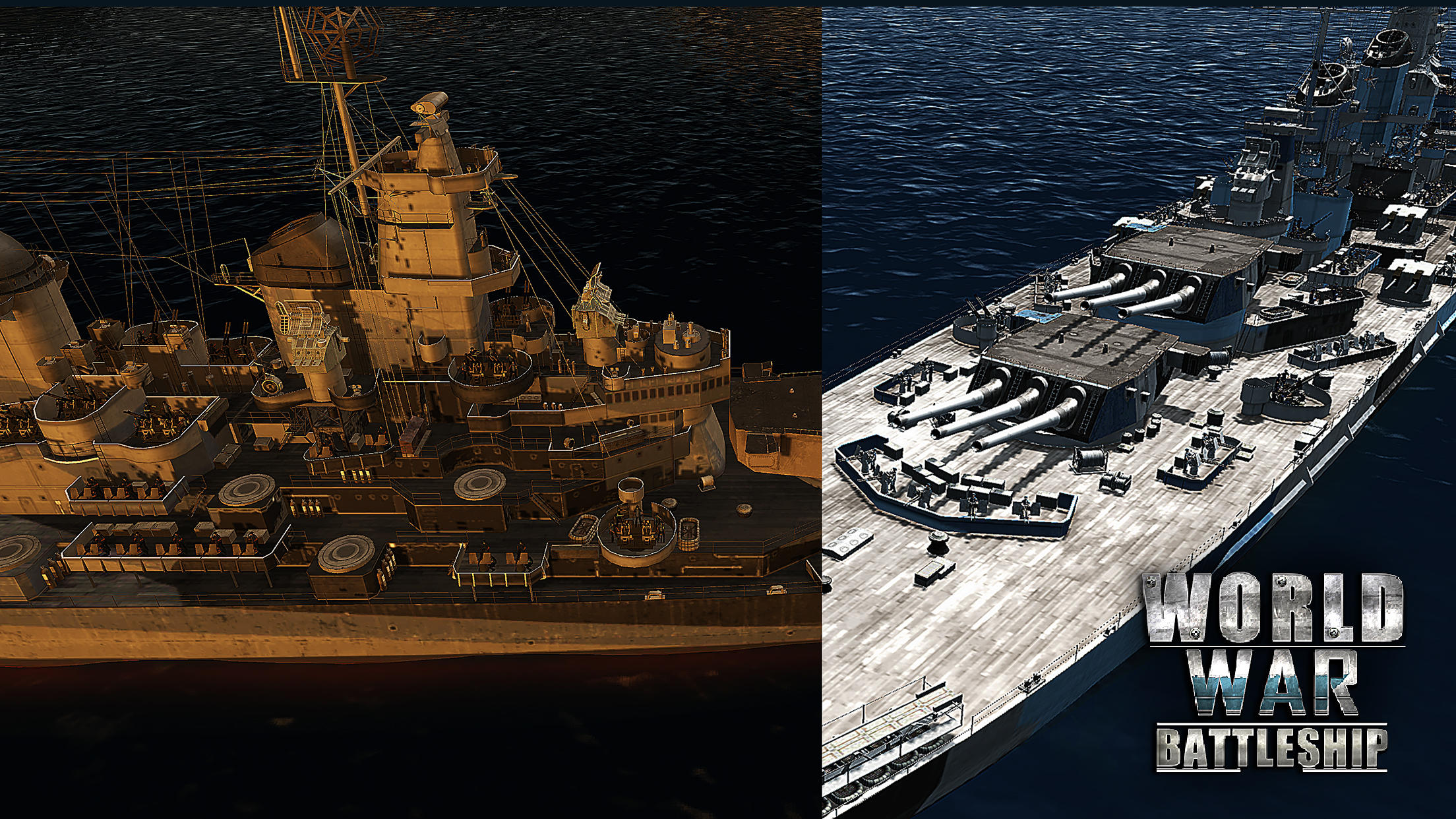 World War Battleship: The Hunting in Deep Sea Game Screenshot