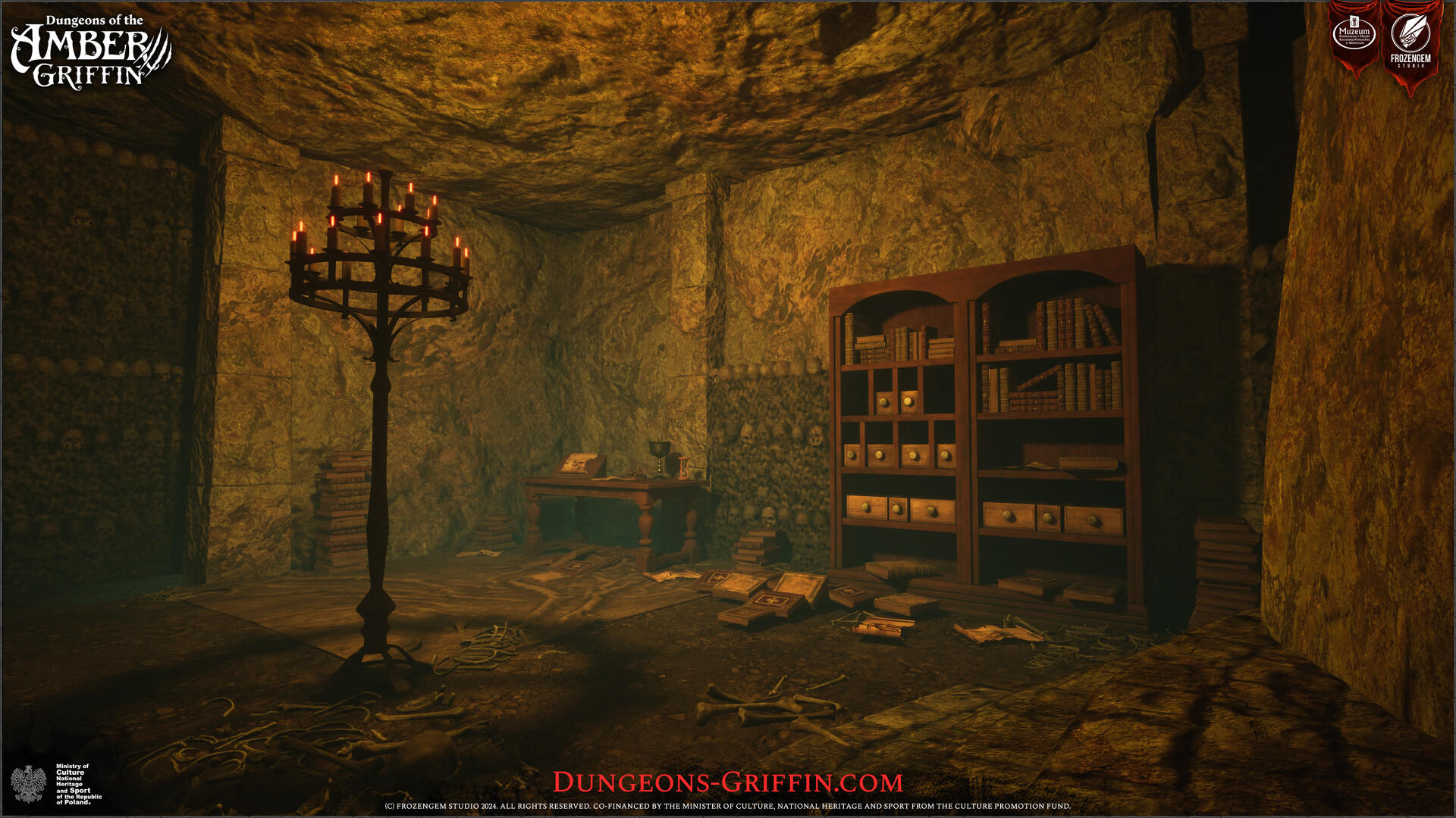 Dungeons of the Amber Griffin screenshot game