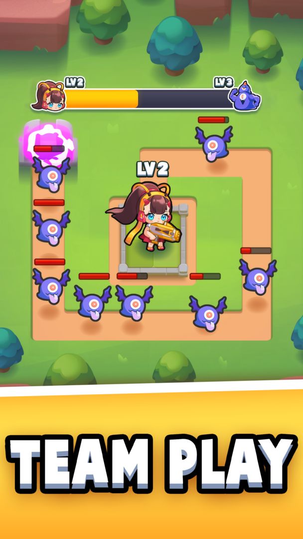 Royale TD: Rush Tower Defense ภาพหน้าจอเกม