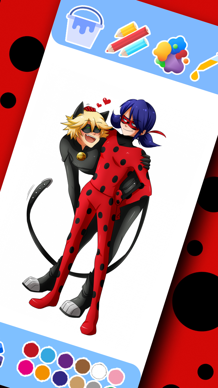 Jogo de livro para colorir LadyBug versão móvel andróide iOS apk baixar  gratuitamente-TapTap