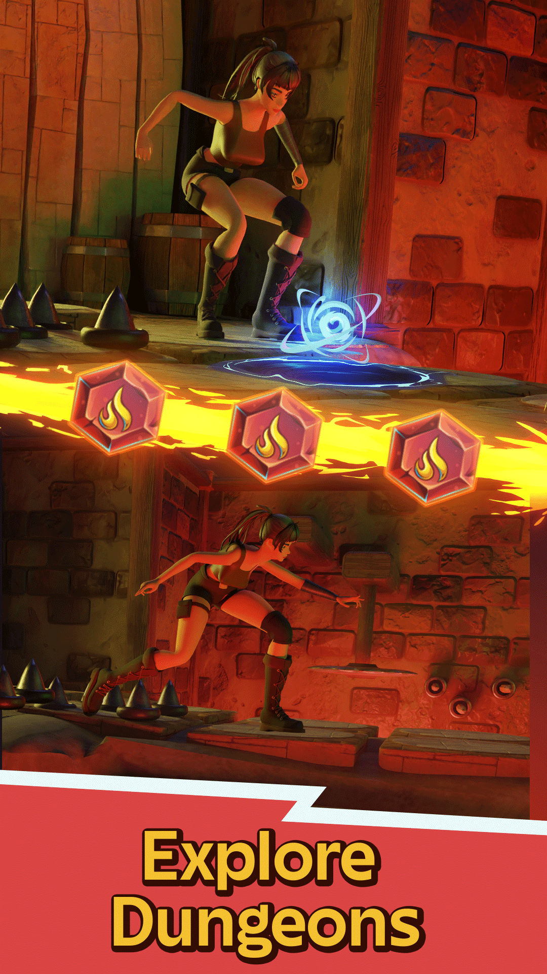 Dungeon Raid ภาพหน้าจอเกม