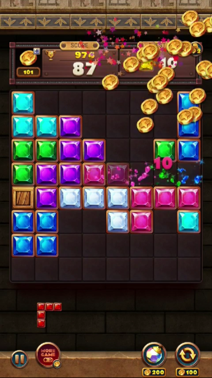 Jewels Block Puzzle Master Game Screenshot