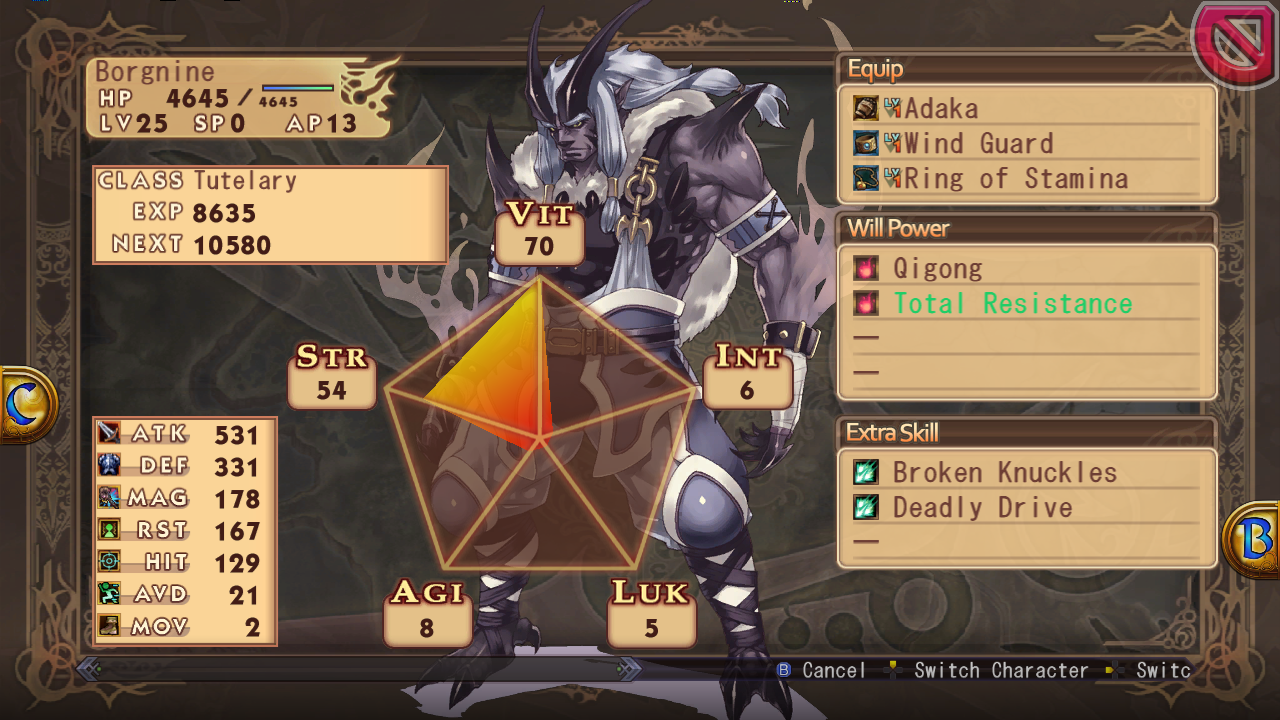 RPG Record of Agarest War ภาพหน้าจอเกม