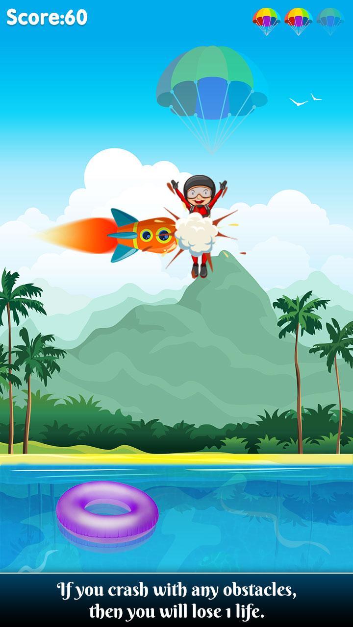 Parachute Jump : Sky Dive Game Game Screenshot