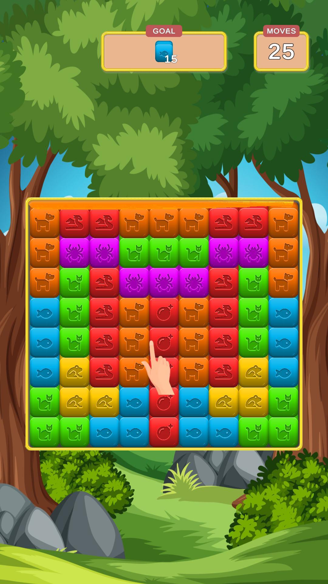 Captura de Tela do Jogo Blast Match - Toon Puzzle