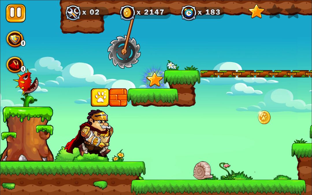 Screenshot of Super Arthur Adventures Run
