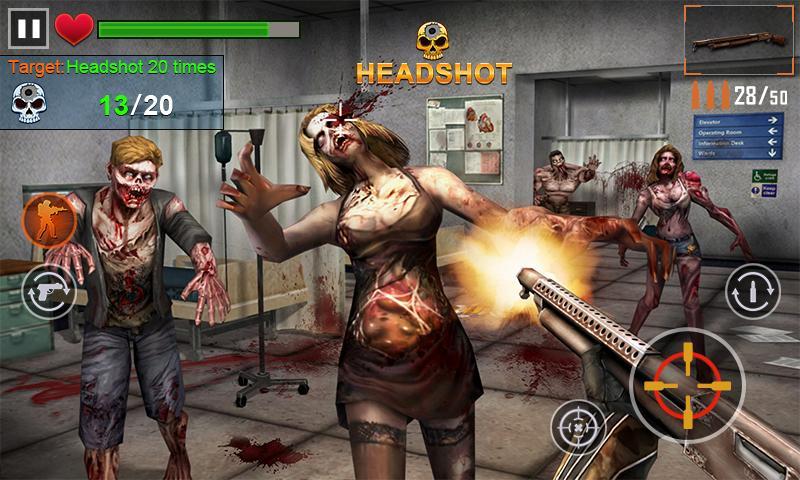 좀비 헌터 3D - Zombie Shooter 게임 스크린 샷
